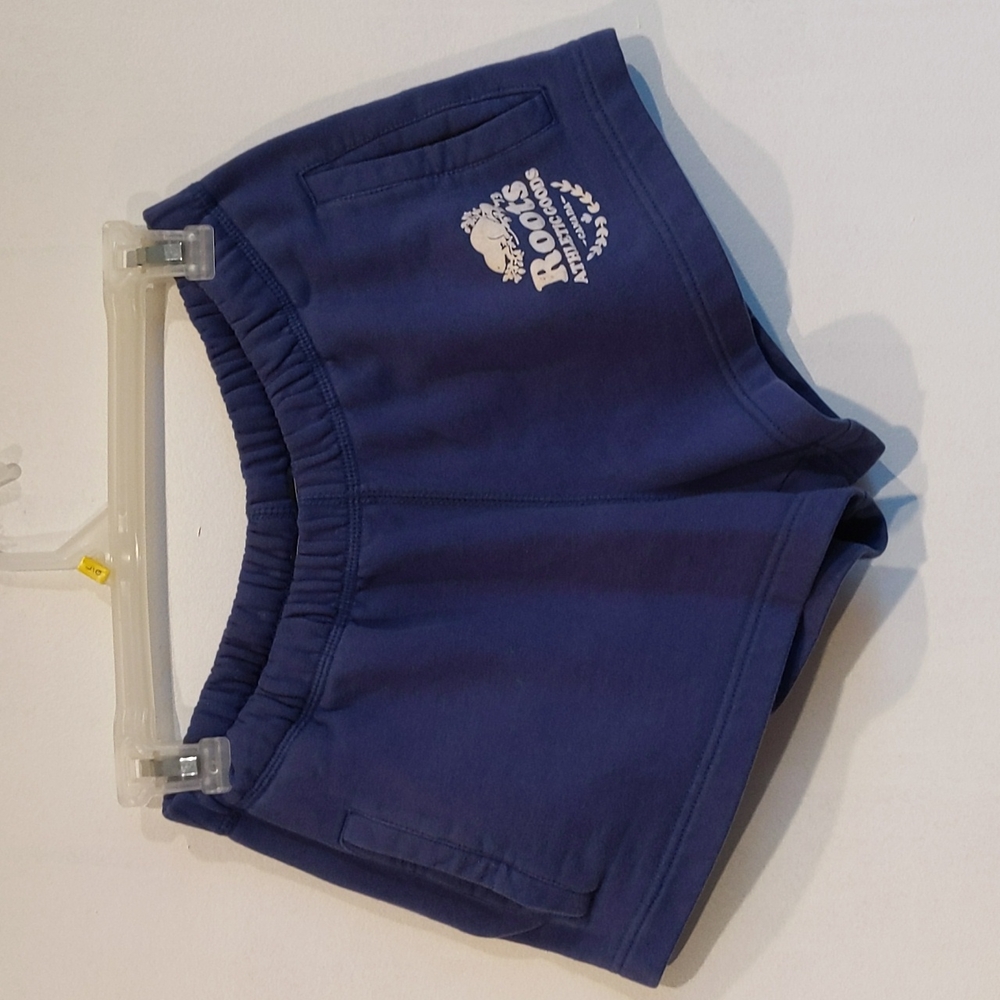 Purple Roots sweat shorts in size small.